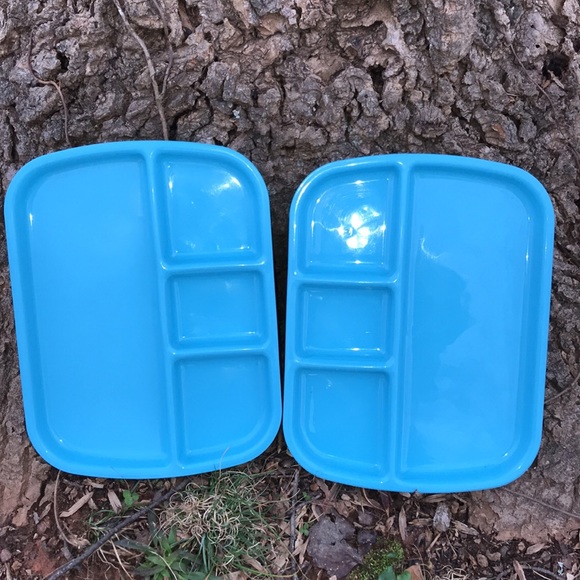 PACKERWARE 2 FOOD TRAYS BLUE COLOR - Picture 7 of 17